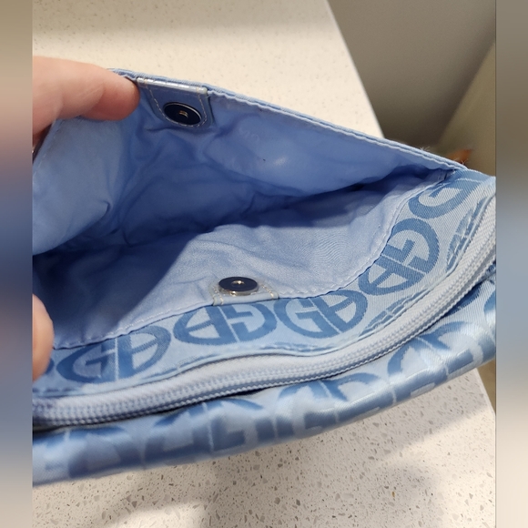 Gianni Bernini bag mini blue wristlet multi pockets - Picture 4 of 7